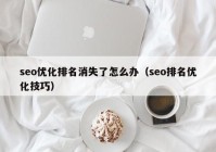 seo优化排名消失了怎么办（seo排名优化技巧）