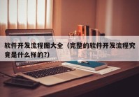 软件开发流程图大全（完整的软件开发流程究竟是什么样的?）