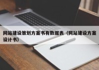 网站建设策划方案书有数据表（网站建设方案设计书）