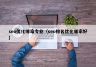 seo优化哪家专业（seo排名优化哪家好）