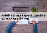 抚州分销小程序开发大概多少钱（抚州分销小程序开发大概多少钱一个月）